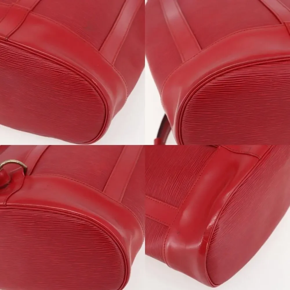 Louis Vuitton Epi Randonnee PM Shoulder Bag Red